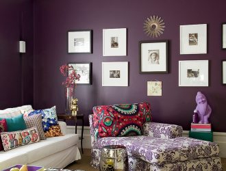 Cor lilás no interior - 210+ (foto) Grande variedade e combinação de cores