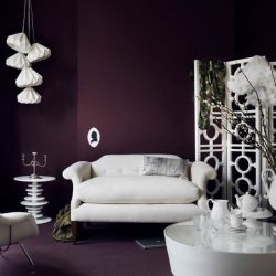 Cor lilás no interior - 210+ (foto) Grande variedade e combinação de cores