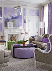 Cor lilás no interior - 210+ (foto) Grande variedade e combinação de cores