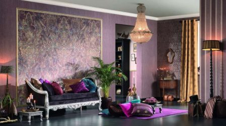 Cor lilás no interior - 210+ (foto) Grande variedade e combinação de cores
