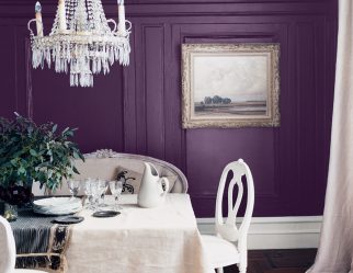 Cor lilás no interior - 210+ (foto) Grande variedade e combinação de cores