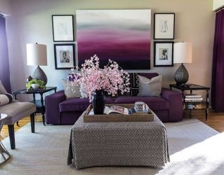 Cor lilás no interior - 210+ (foto) Grande variedade e combinação de cores