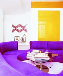 Cor lilás no interior - 210+ (foto) Grande variedade e combinação de cores