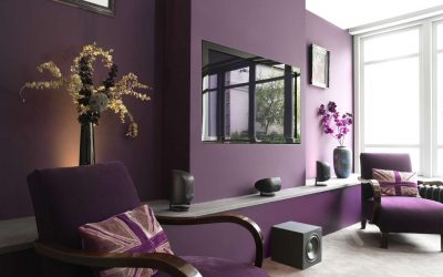 Cor lilás no interior - 210+ (foto) Grande variedade e combinação de cores