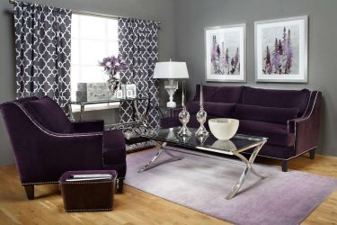 Cor lilás no interior - 210+ (foto) Grande variedade e combinação de cores