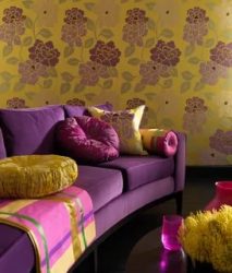 Cor lilás no interior - 210+ (foto) Grande variedade e combinação de cores