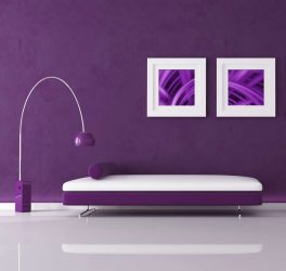 Cor lilás no interior - 210+ (foto) Grande variedade e combinação de cores