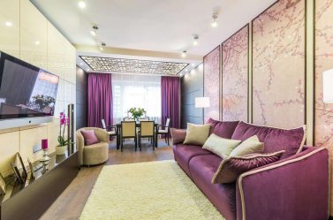Cor lilás no interior - 210+ (foto) Grande variedade e combinação de cores