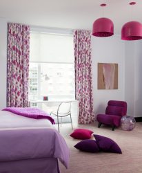 Cor lilás no interior - 210+ (foto) Grande variedade e combinação de cores
