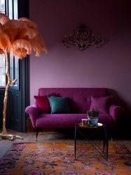 Cor lilás no interior - 210+ (foto) Grande variedade e combinação de cores