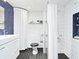 Banheiros Escandinavos: Simplicidade, Conveniência e Conforto (mais de 200 fotos). Crie uma zona de conforto para você