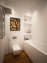 Banheiros Escandinavos: Simplicidade, Conveniência e Conforto (mais de 200 fotos). Crie uma zona de conforto para você