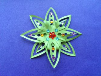 Flocos de neve de papel DIY simples e volumosos: Mais de 75 fotos com instruções passo a passo. Nós decoramos a casa para o feriado (+ Avaliações)