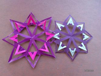 Flocos de neve de papel DIY simples e volumosos: Mais de 75 fotos com instruções passo a passo. Nós decoramos a casa para o feriado (+ Avaliações)