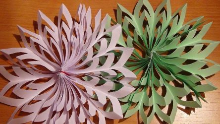 Flocos de neve de papel DIY simples e volumosos: Mais de 75 fotos com instruções passo a passo. Nós decoramos a casa para o feriado (+ Avaliações)