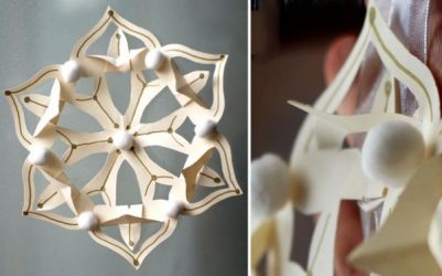 Flocos de neve de papel DIY simples e volumosos: Mais de 75 fotos com instruções passo a passo. Nós decoramos a casa para o feriado (+ Avaliações)