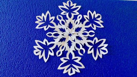 Flocos de neve de papel DIY simples e volumosos: Mais de 75 fotos com instruções passo a passo. Nós decoramos a casa para o feriado (+ Avaliações)