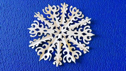 Flocos de neve de papel DIY simples e volumosos: Mais de 75 fotos com instruções passo a passo. Nós decoramos a casa para o feriado (+ Avaliações)