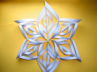 Flocos de neve de papel DIY simples e volumosos: Mais de 75 fotos com instruções passo a passo. Nós decoramos a casa para o feriado (+ Avaliações)