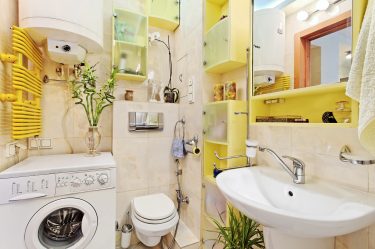 Banheiro pequeno combinado com banheiro (50 + fotos): 12 métodos de correção de espaço exclusivo