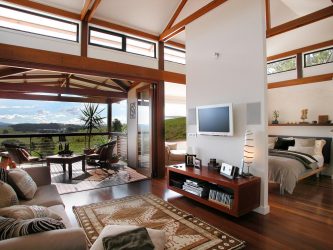Maneiras de salas de zoneamento para o quarto e sala de estar: 195+ Photo Best Design Ideas with examples