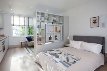 Maneiras de salas de zoneamento para o quarto e sala de estar: 195+ Photo Best Design Ideas with examples