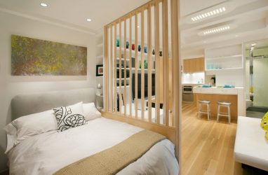 Maneiras de salas de zoneamento para o quarto e sala de estar: 195+ Photo Best Design Ideas with examples