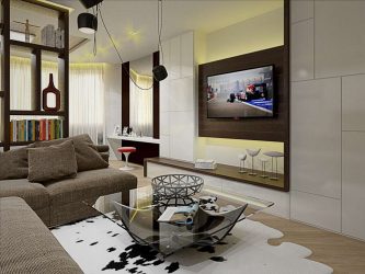 Maneiras de salas de zoneamento para o quarto e sala de estar: 195+ Photo Best Design Ideas with examples