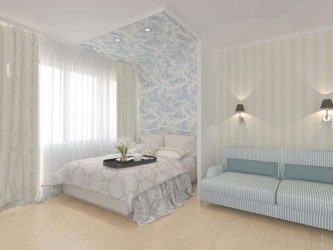 Maneiras de salas de zoneamento para o quarto e sala de estar: 195+ Photo Best Design Ideas with examples