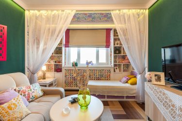 Maneiras de salas de zoneamento para o quarto e sala de estar: 195+ Photo Best Design Ideas with examples