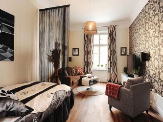 Maneiras de salas de zoneamento para o quarto e sala de estar: 195+ Photo Best Design Ideas with examples