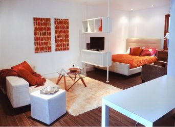 Maneiras de salas de zoneamento para o quarto e sala de estar: 195+ Photo Best Design Ideas with examples