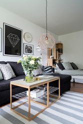 Maneiras de salas de zoneamento para o quarto e sala de estar: 195+ Photo Best Design Ideas with examples