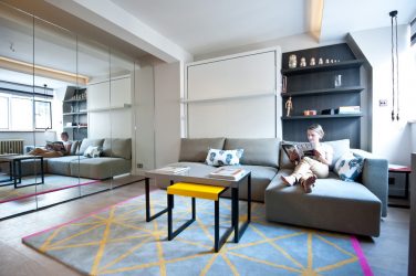 Maneiras de salas de zoneamento para o quarto e sala de estar: 195+ Photo Best Design Ideas with examples