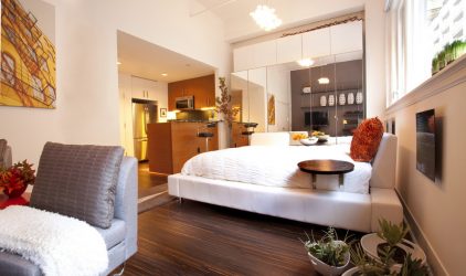 Maneiras de salas de zoneamento para o quarto e sala de estar: 195+ Photo Best Design Ideas with examples