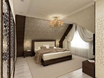 Idéias de design surpreendentes Quartos no sótão: 200 + (Foto) Interiores em estilo contemporâneo