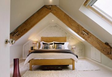 Idéias de design surpreendentes Quartos no sótão: 200 + (Foto) Interiores em estilo contemporâneo