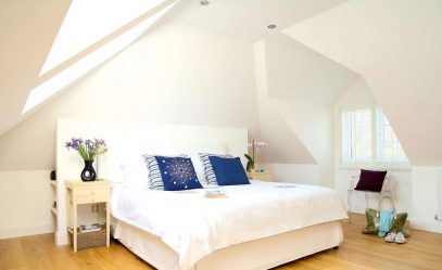 Idéias de design surpreendentes Quartos no sótão: 200 + (Foto) Interiores em estilo contemporâneo