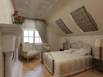 Idéias de design surpreendentes Quartos no sótão: 200 + (Foto) Interiores em estilo contemporâneo