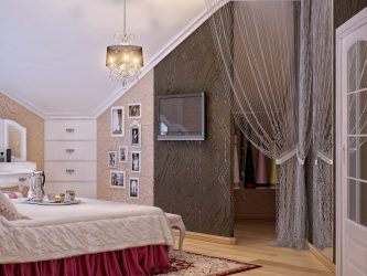 Idéias de design surpreendentes Quartos no sótão: 200 + (Foto) Interiores em estilo contemporâneo