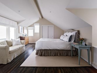 Idéias de design surpreendentes Quartos no sótão: 200 + (Foto) Interiores em estilo contemporâneo