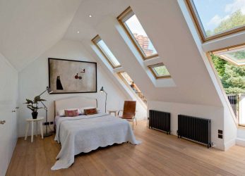 Idéias de design surpreendentes Quartos no sótão: 200 + (Foto) Interiores em estilo contemporâneo