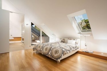 Idéias de design surpreendentes Quartos no sótão: 200 + (Foto) Interiores em estilo contemporâneo