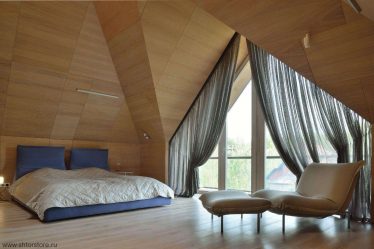 Idéias de design surpreendentes Quartos no sótão: 200 + (Foto) Interiores em estilo contemporâneo