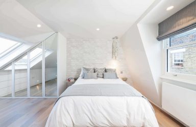 Idéias de design surpreendentes Quartos no sótão: 200 + (Foto) Interiores em estilo contemporâneo