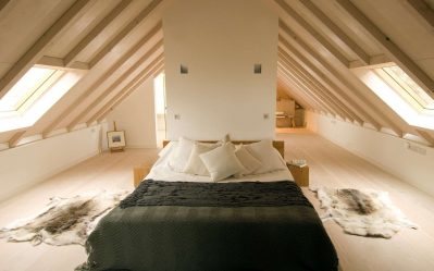 Idéias de design surpreendentes Quartos no sótão: 200 + (Foto) Interiores em estilo contemporâneo