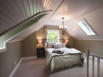 Idéias de design surpreendentes Quartos no sótão: 200 + (Foto) Interiores em estilo contemporâneo