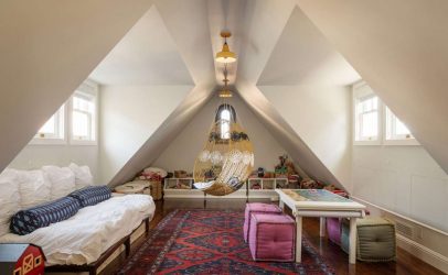 Idéias de design surpreendentes Quartos no sótão: 200 + (Foto) Interiores em estilo contemporâneo