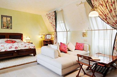 Idéias de design surpreendentes Quartos no sótão: 200 + (Foto) Interiores em estilo contemporâneo
