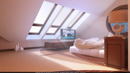 Idéias de design surpreendentes Quartos no sótão: 200 + (Foto) Interiores em estilo contemporâneo